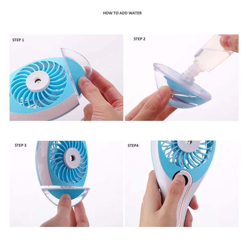 Mini Handy Mister Nano распылитель влаги для кожи лица и тела портативный Электрический