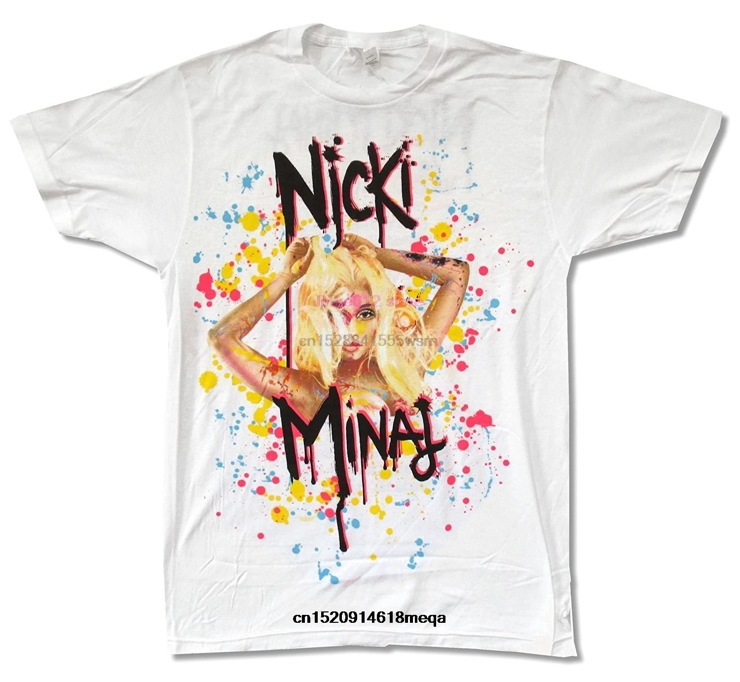 2019 Забавные футболки Nicki Minaj Drip World Tour Мужская футболка из хлопка с коротким