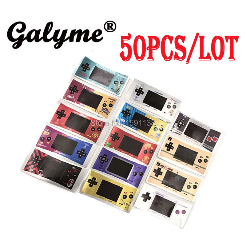 50 шт./лот Новинка для GBGameboy Game Limited Edtion чехол Чехол мальчика наклейка на крышку