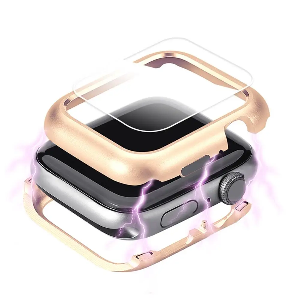 Чехол и ремешок для Apple Watch band 42 мм 38 браслет из нержавеющей стали watch 4 3 5 iwatch