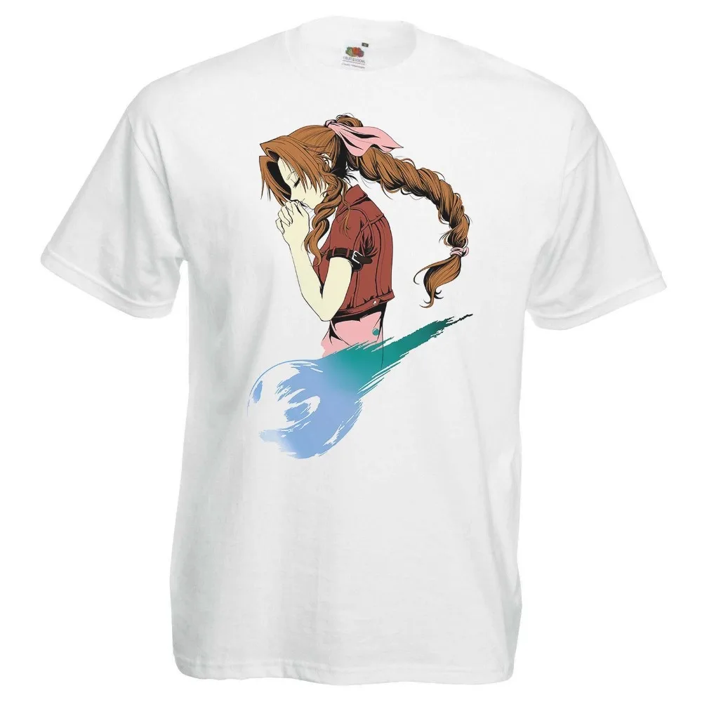 Брендовые мужские модные летние футболки с финальной фантазией Vii Ff7 Aerith gainsfun Gaming