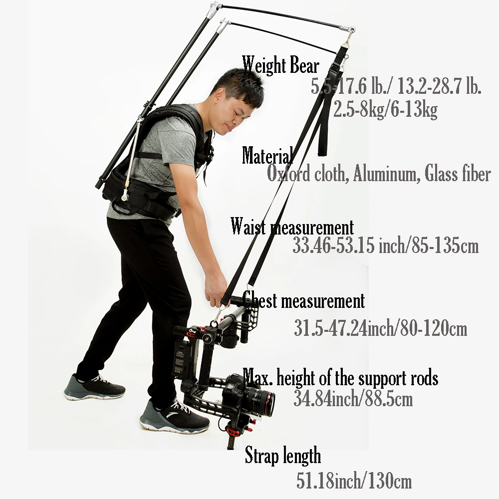 Жилет Стабилизатор Like EASYRIG V10 для DSLR DJI RONIN S/M ZHIYUN Crane 3S/2 MOZA air 2|dji ronin m|dji ronincamera support vest