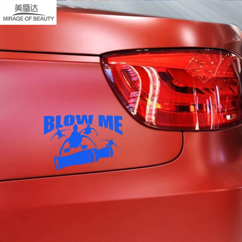 Дикие птицы животное Blow Me утка охотничий автомобиль наклейка для дома на