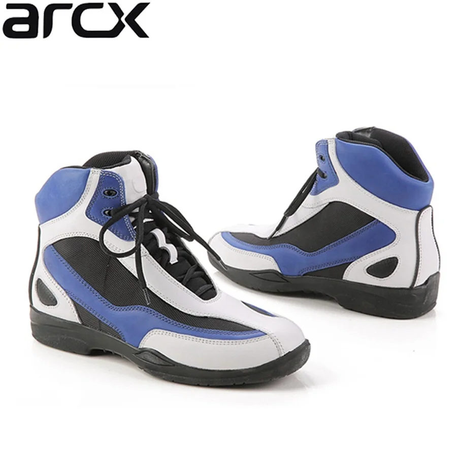 Free shipping 1pair ARCX New Men's real leather Ankle Cowhide Leather Touring Biker Riding Motorcycle Boots | Автомобили и