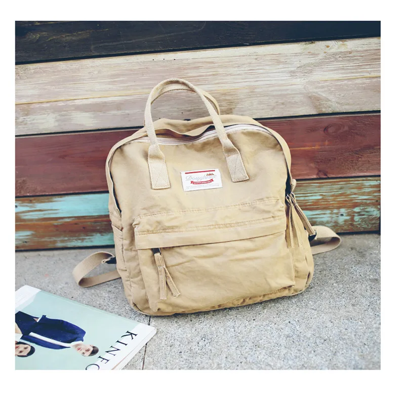 Японский холщовый рюкзак в стиле Харадзюку для женщин школьные ранцы девочек