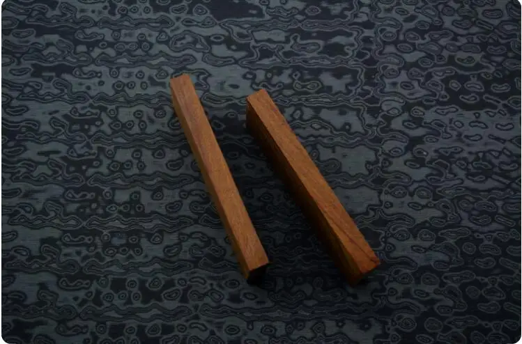 Африканская палка деревянный нож Ручка DIY ножи материал черное дерево палисандр