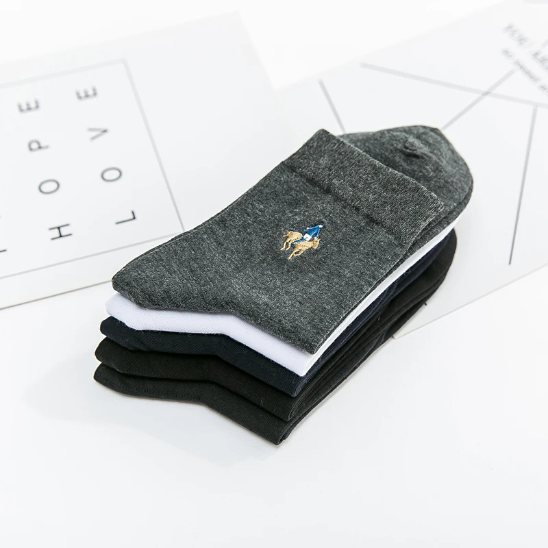 Pier Polo новые модные мужские одноцветные носки Брендовые хлопковые с