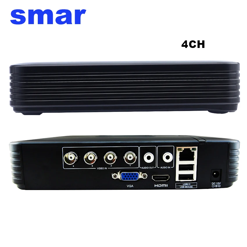 4 канала 8 каналов 1080N AHD DVR 5 в 1 гибридный видеорегистратор HVR Onvif XMEYE P2P Домашняя