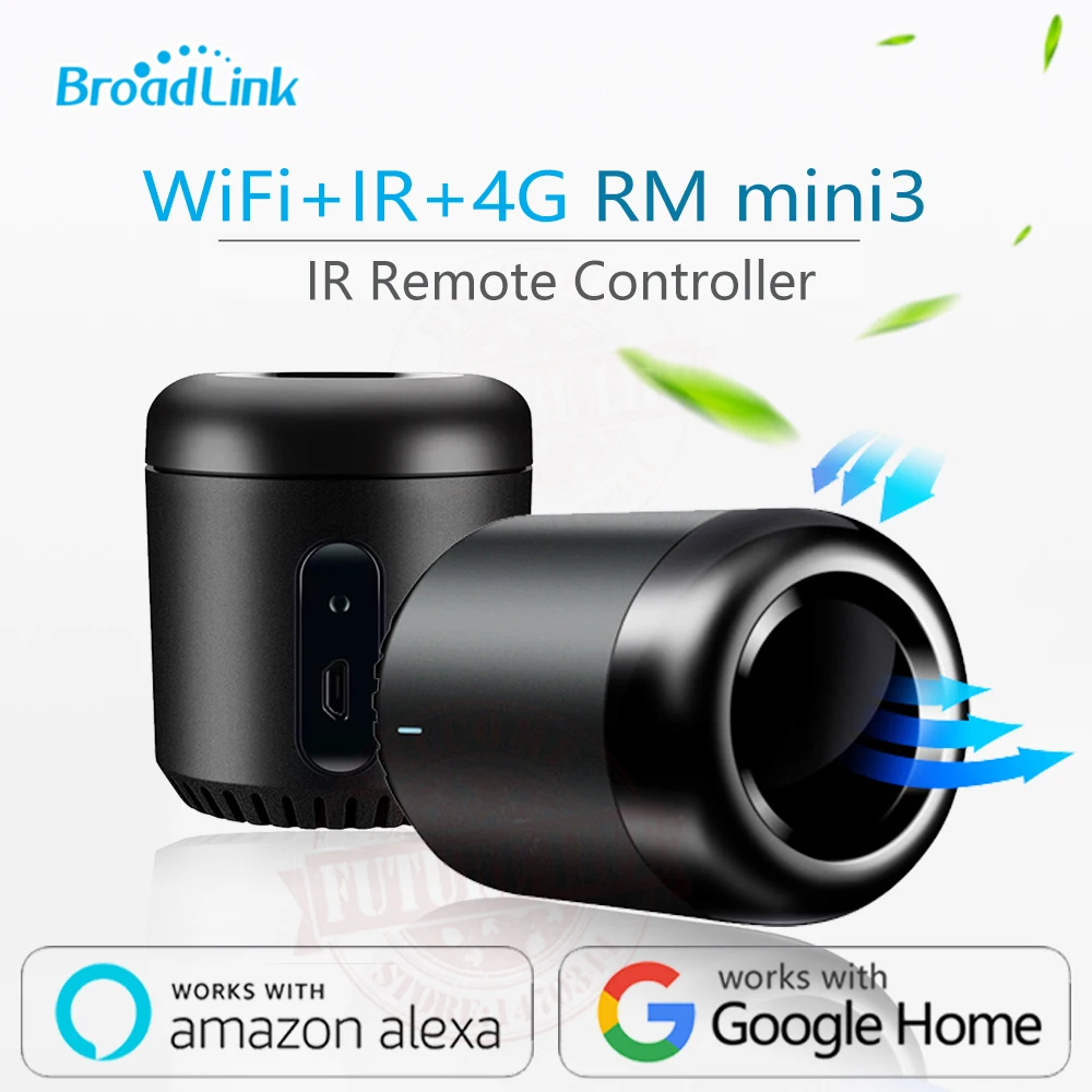 

2019 Newest Broadlink RM Mini3 Black Bean Smart Home Universal Intelligent WiFi/IR/4G Wireless Remote Controller By Smart Phone