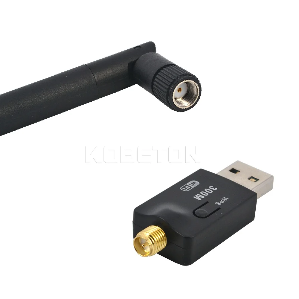 Kebidu мини беспроводной USB WiFi адаптер lan Карта высокая скорость 300 Мбит/с внешней