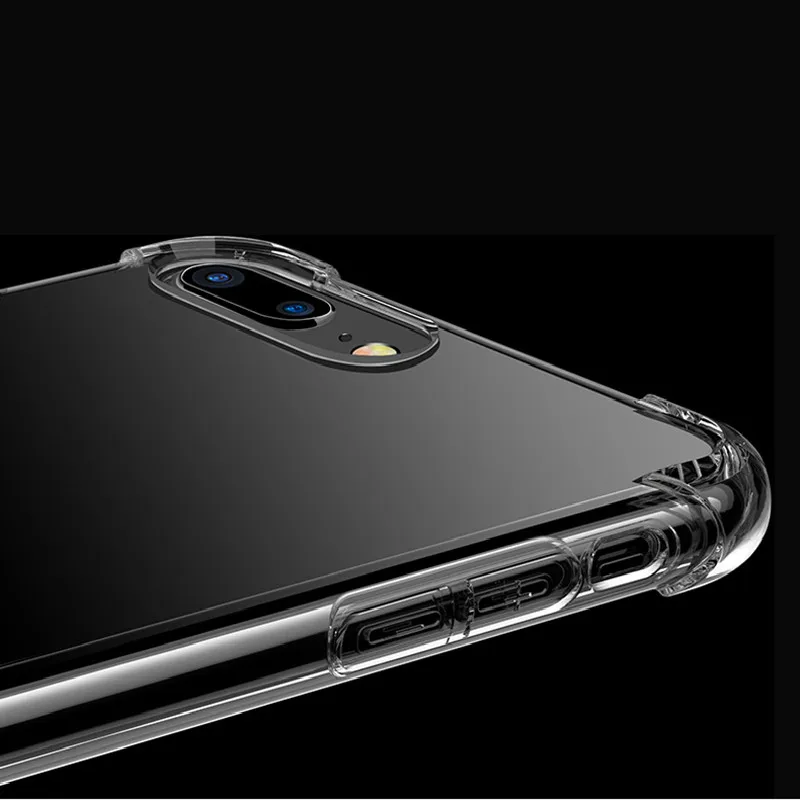 KINBOM For iPhone X 8 7 6 6s Plus 5 5s SE Case Shockproof Armor Clear Transparent Soft Phone Back Cover Capa Fundas | Мобильные