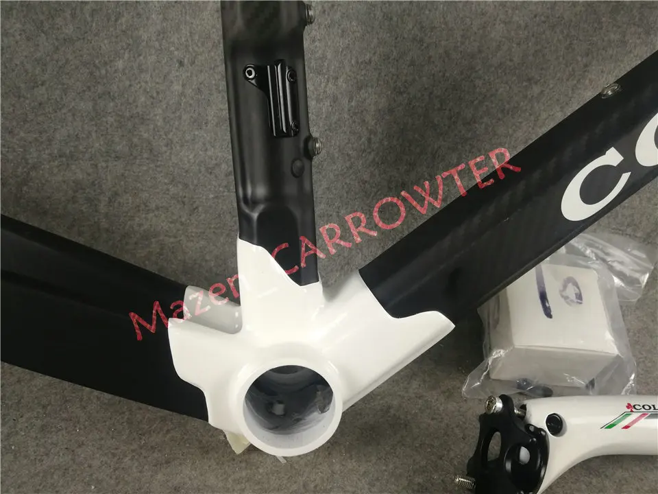 CARROWTER T1000 3K матовый-глянцевый черный белый Colnago C60 карбоновая рама для дорожного велосипеда с BB386 XS/S/M/L/XL на выбор