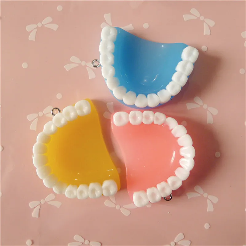 Simulation Tooth Pendant Keychain Dental Decorative Accessories Promotional Gifts | Дом и сад