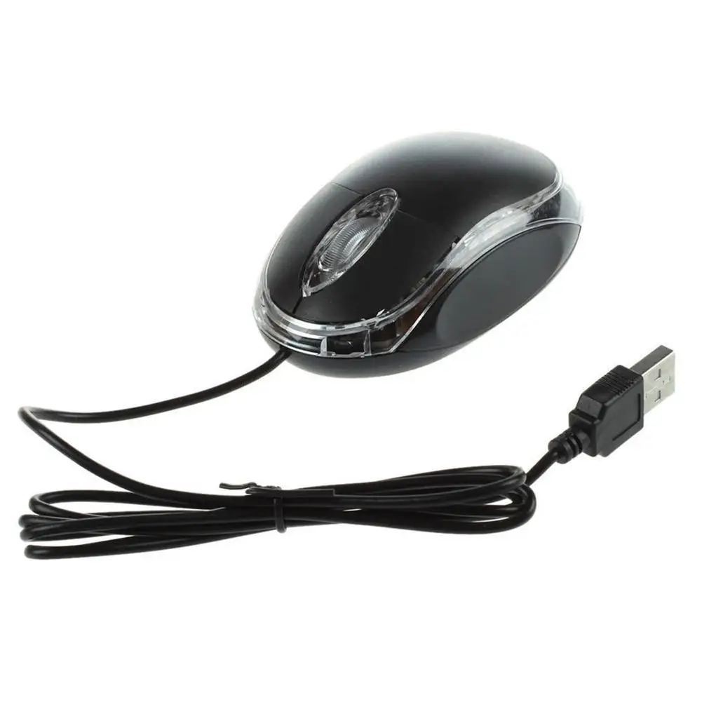 USB Проводное оптическое колесо прокрутки мыши мышь для компьютера ПК настольного