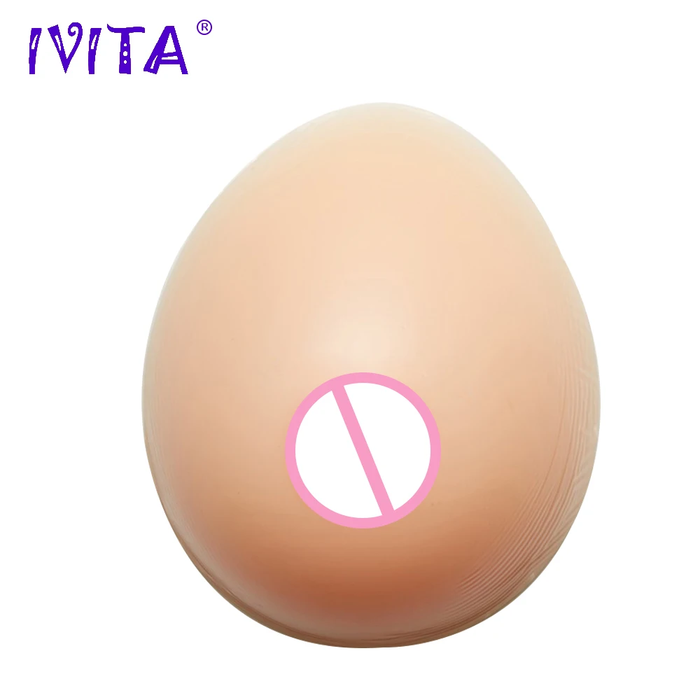 IVITA 1600 г силиконовые формы водослива груди Трансвестит увеличитель поддельные
