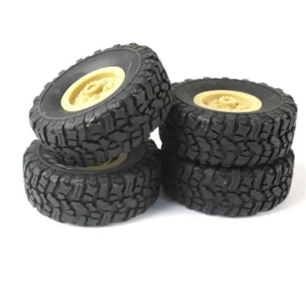 JJRC Q60 Q61 D826 D827 RC 1:16 2,4g Радиоуправляемый 6wd гусеничный запчасти управления балки шины мотор приемная плата - Цвет: yellow tire Q60 Q61