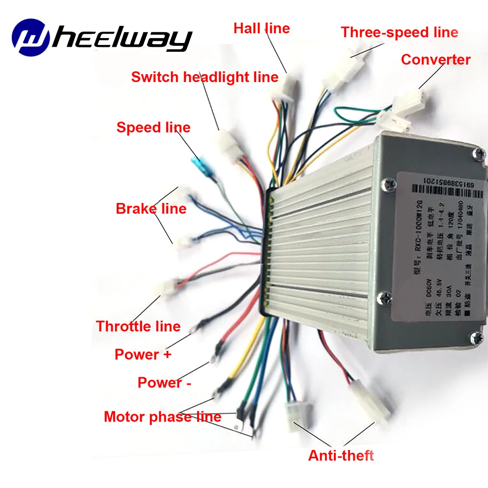 60v1000w1500w2000wэлектрический велосипед мотор бесщеточный контроллер Электрический велосипед Скутер BLDC расширение контроллер скутера контроллер