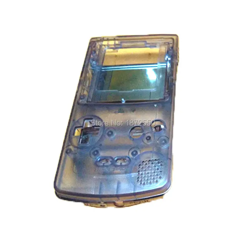 Лидер продаж кристально-фиолетовый корпус для игрового чехла GameboyGBC чехол с
