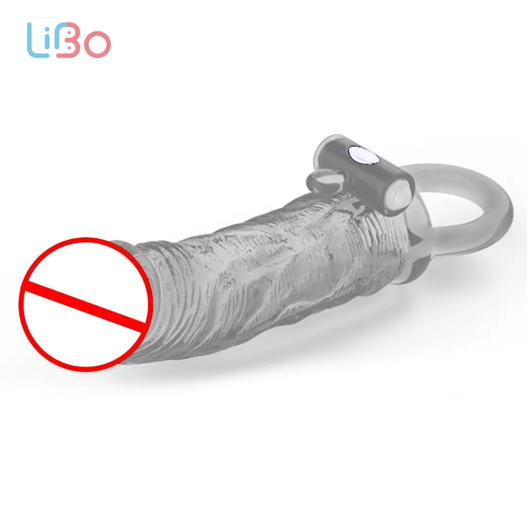 Li bo G Spot вибратор пенис расширитель желе батарея операции Вибраторы кольцо-рукав