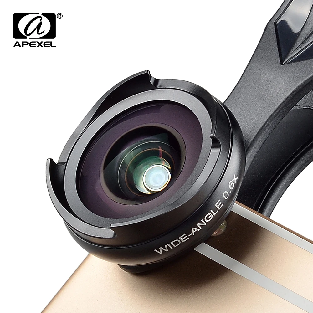 Apexel 2in1 оптический мобильный телефон Lentes 4 К HD Профессиональный Макро