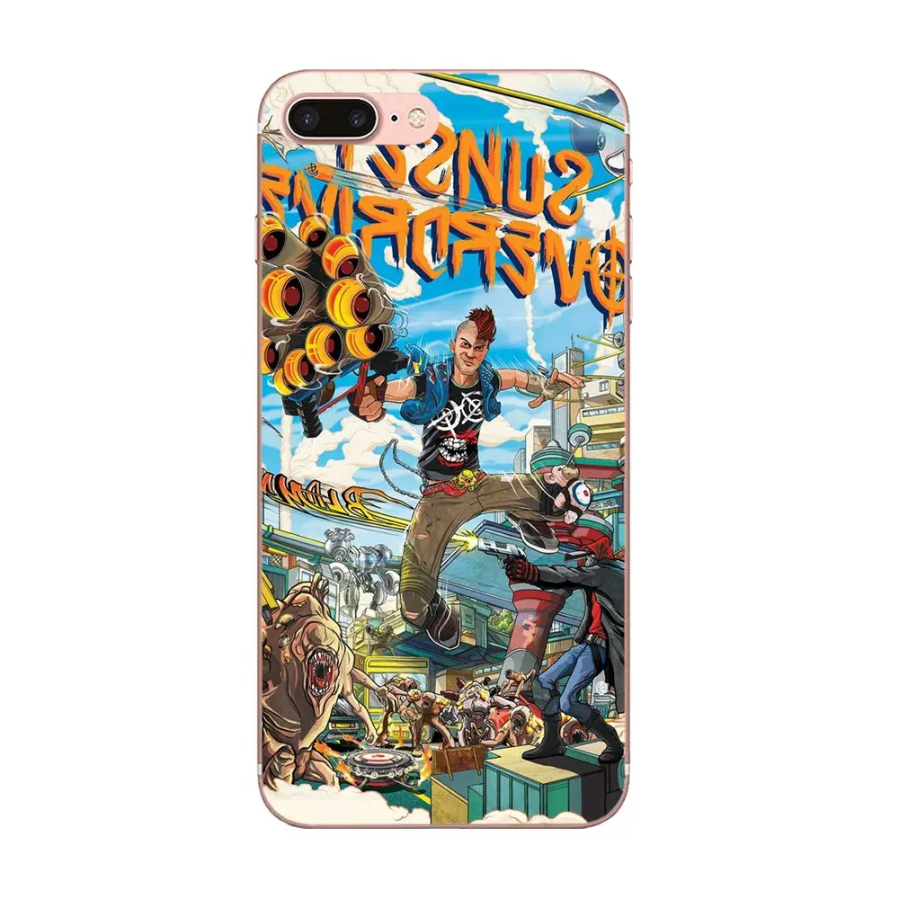 Мягкий чехол для телефона Game Sunset Overdrive Huawei Honor 4C 5A 5C 5X 6 6C 6A 6X 7 7X 8 9 V8 V10 Y3II Y5II Y6II G8 P7 Play
