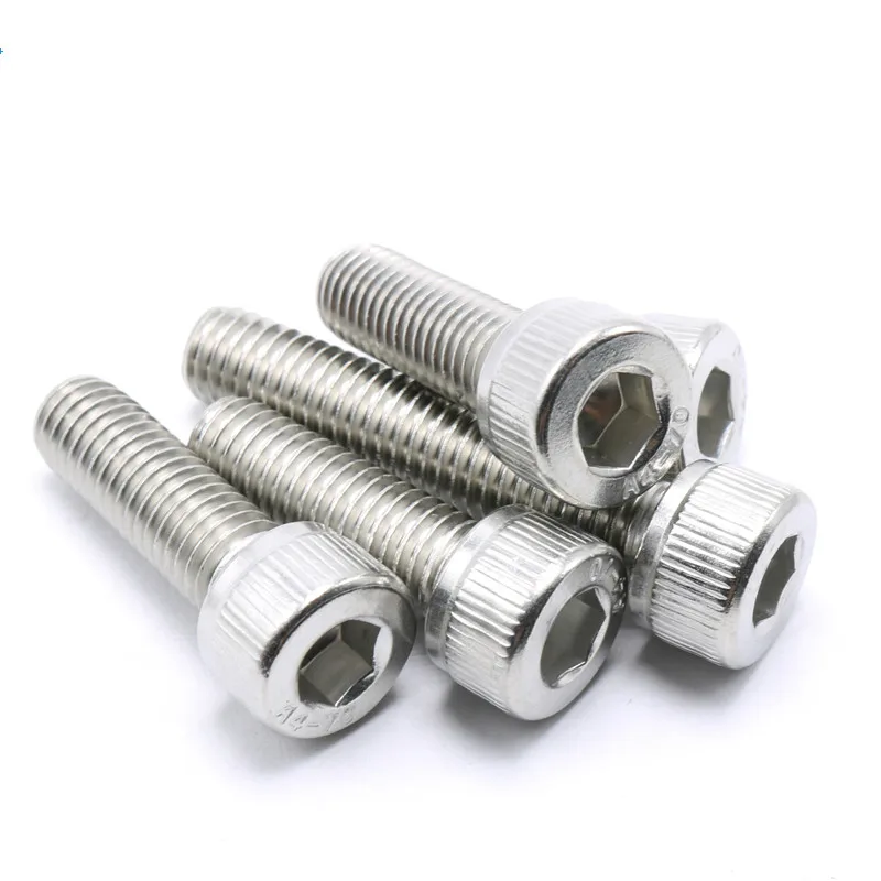 1 шт. болт с шестигранной головкой из нержавеющей стали 304 винтовая чашка M6 * 60 |