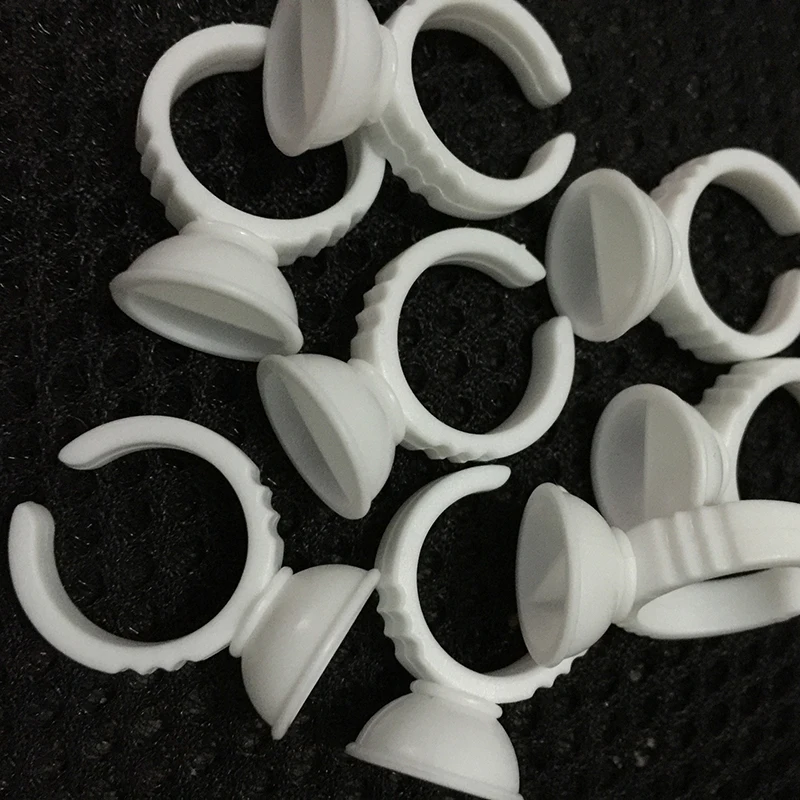 100 шт маленький размер Одноразовые Перманентный макияж кольцо делитель тату