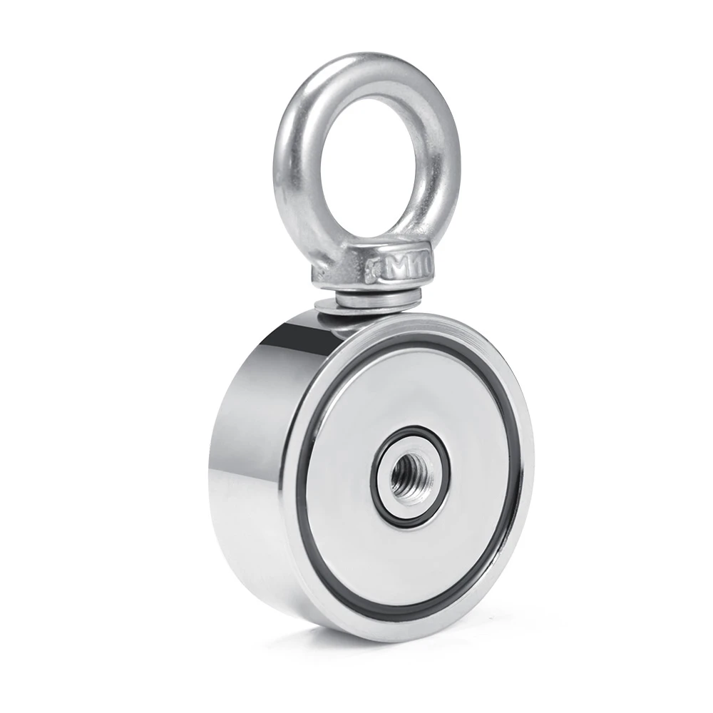 Супер мощный неодимовый рыболовный магнит круговой кольцевой крюк стальной