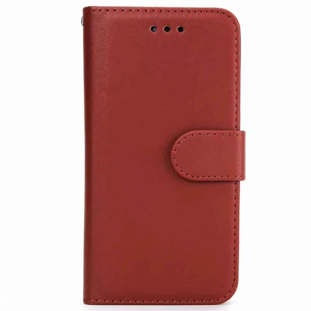Brown 2 в 1 Магнитный съемный кожаный чехол-кошелек для iPhone 11 Pro XS XR 7 8 6 Plus 5 чехол для телефона Магнитный съемный Ультратонкий чехол - Цвет: Brown