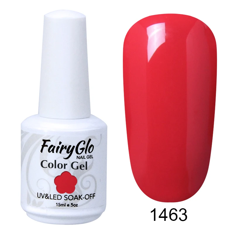 FairyGlo флуоресцентный неоновый УФ-гель для ногтей Дизайн ногтей гель лак замачиваемый Vernis полуперманентный лак для ногтей 15 мл