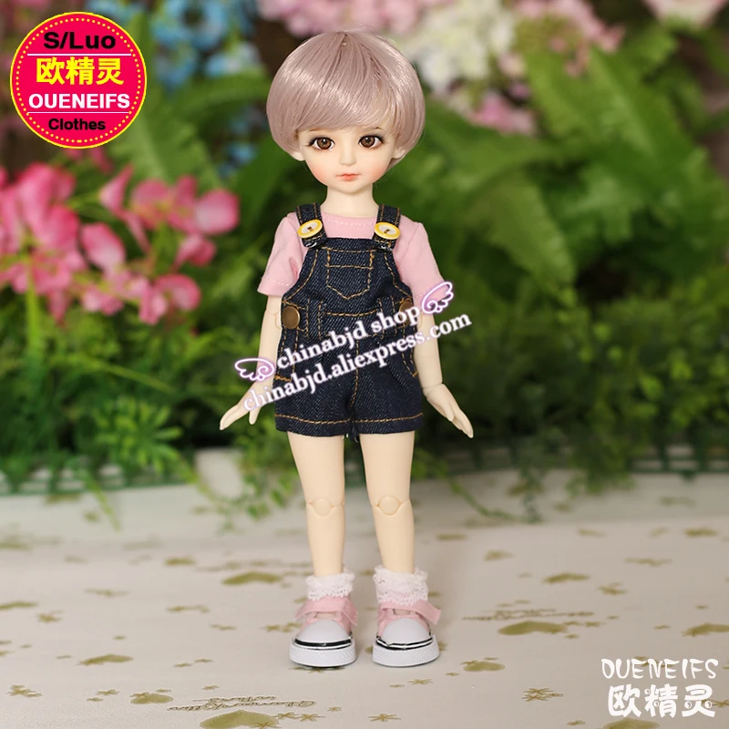 1/6 BJD SD Doll Clothes pink t-shirt and black jeans fashion For Yosd Body Accessories | Игрушки и хобби