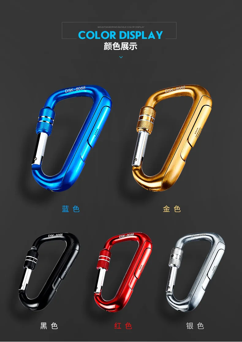 Новинка, креативная альпинистская пряжка, USB Зажигалка, ветрозащитная Электронная зажигалка для сигарет, брелок, нагревательный провод, уличная зажигалка