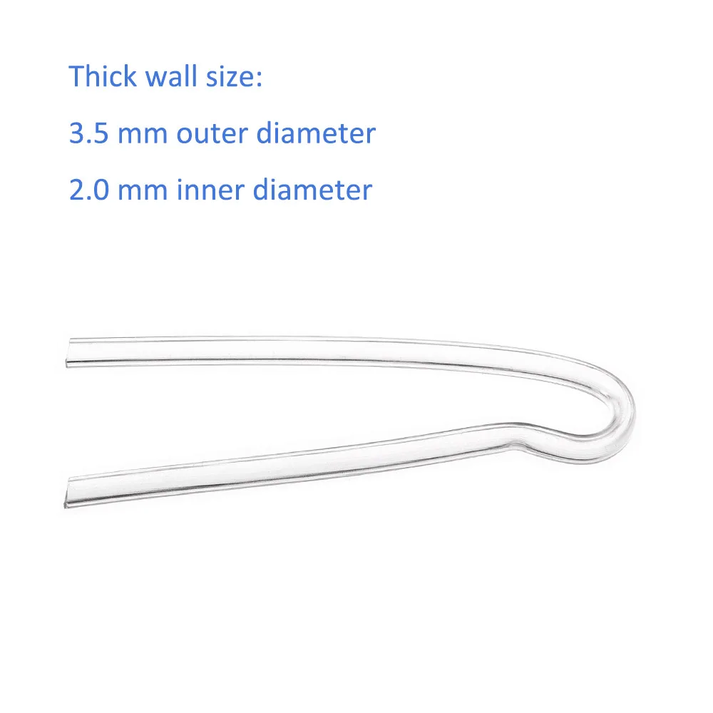 3.5 mm O.D. 6 шт предварительно формованные трубки BTE слуховой аппарат ушные трубки на выбор 3,5 мм и 3,2 мм OD - Цвет: 3.5 mm O.D.