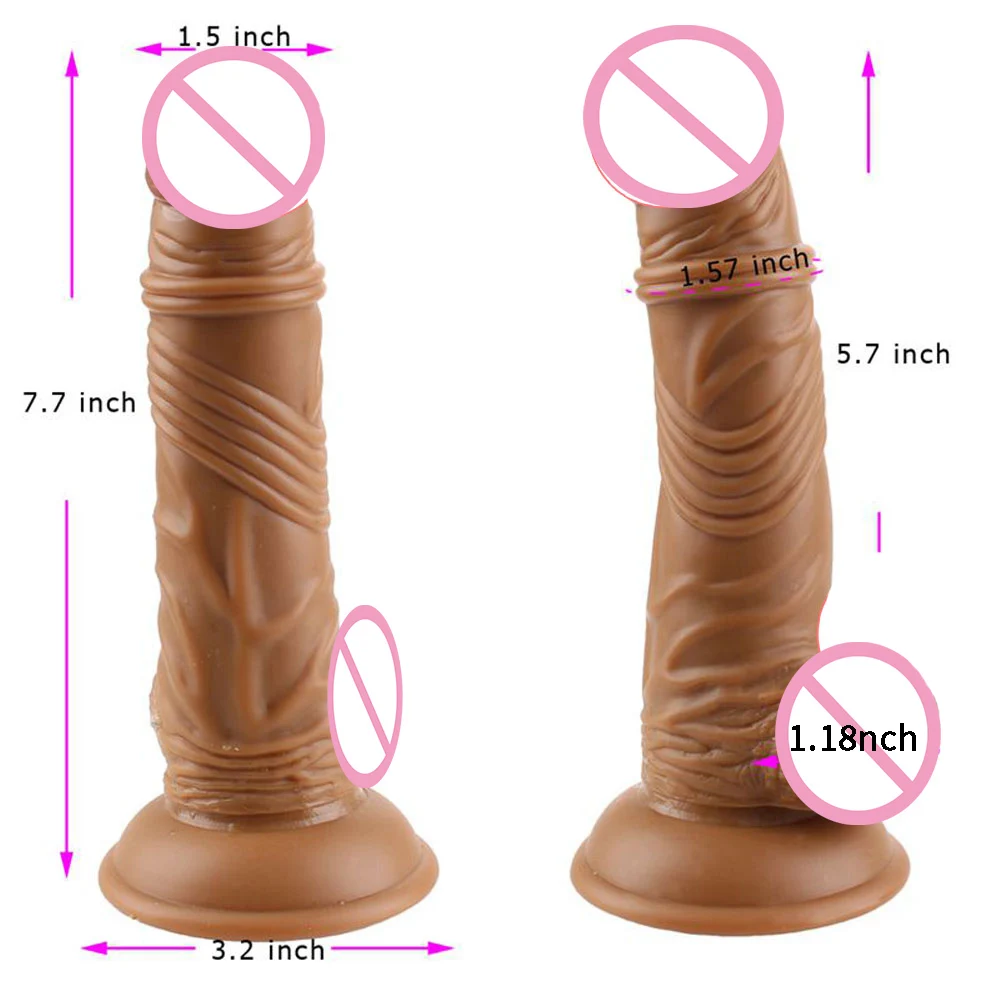 Bigbanana 8 дюймов большой фаллоимитатор вибратор реалистичный член пенис с сильной