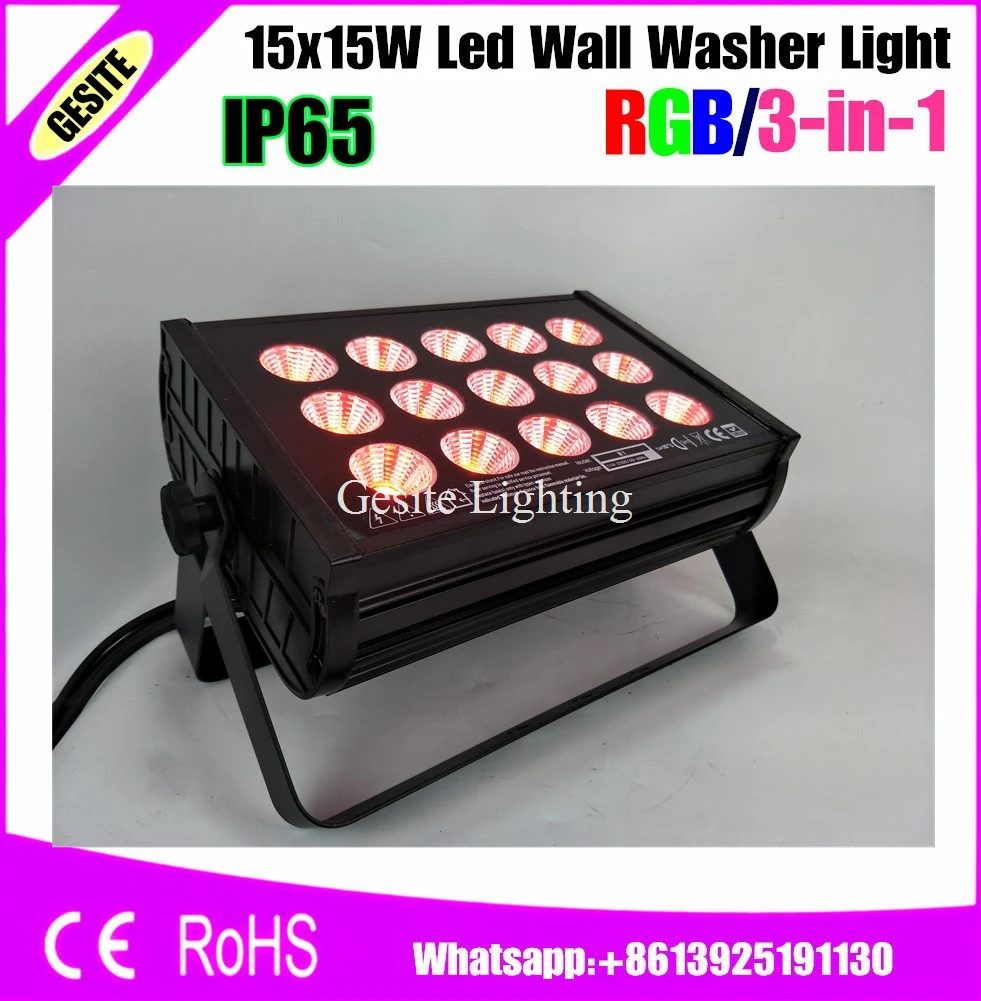 Оптовая продажа 15x15w сценический свет led город цвет высокая мощность RGB 3 в 1
