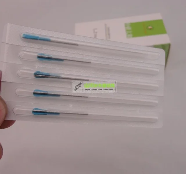 

TaiHe Acupuncture Needles edged with guide tube disposable acupuncture needles one pc one tube 100pcs/ pack free shipping