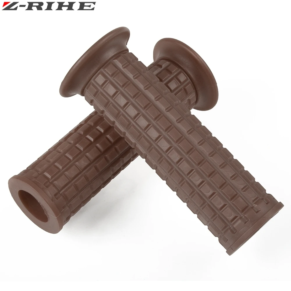 1 пара резиновый мотоциклетный держатель на руль 7/8 дюйма в стиле ретро для Yamaha