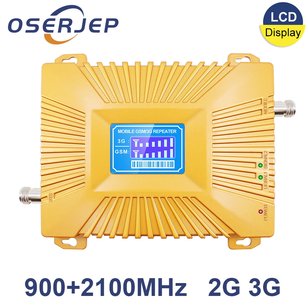 OSERJEP 3g gsm ретранслятор двухдиапазонный 900 2100 GSM/3G 900MHz 2100MHz Ретранслятор