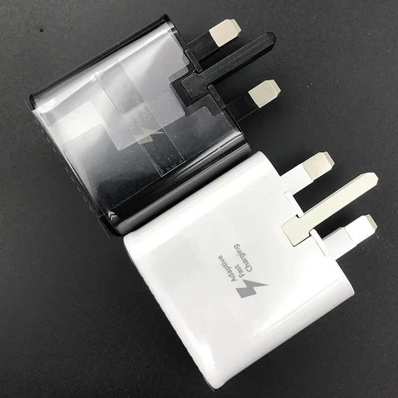 20 PCS S10 Charger 9V 1.7A Fast Charging Adaptive UK Travel Wall For Samsung Galaxy S9 s8 | Мобильные телефоны и