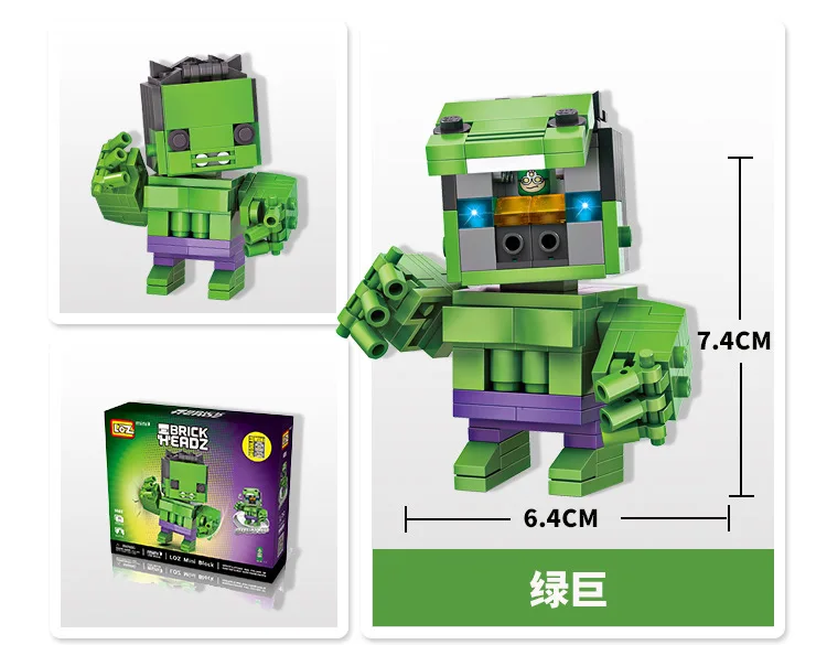 LOZ Mini Blocs Q версия экшн фигурка аниме джоуеты Миньон Assemblee batiment Kit Film Bloc Jouet pour Garcon
