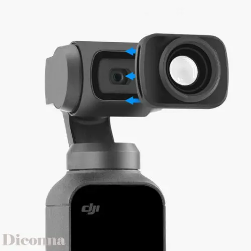 Магнитный широкоугольный объектив камеры верхний для DJI OSMO портативные Фильтры