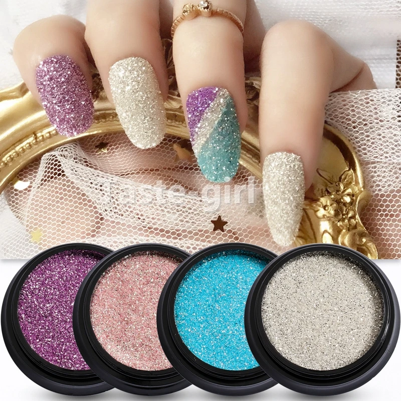 Высокое качество голографический блестящий для ногтей порошок лазер блестящие