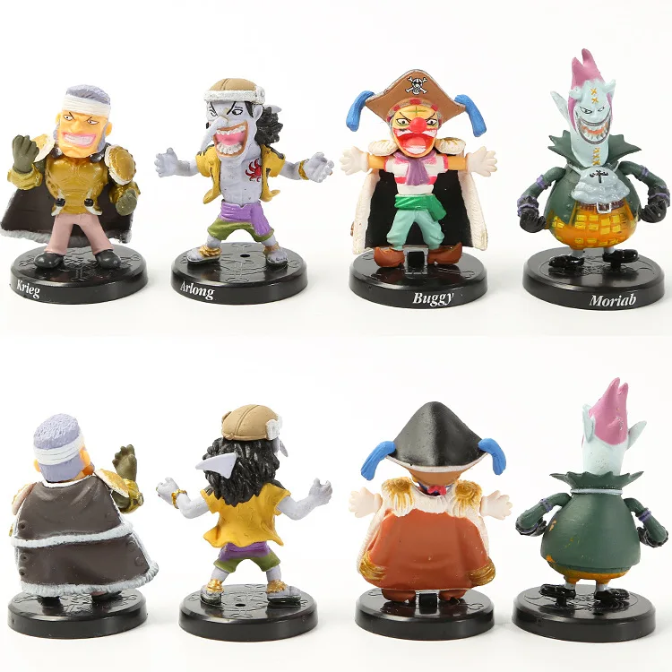 Аниме One Piece Luffy Sabo Shanks Lucci крокодил Moria Buggy Enel Kuro ПВХ Фигурки Коллекционная модель