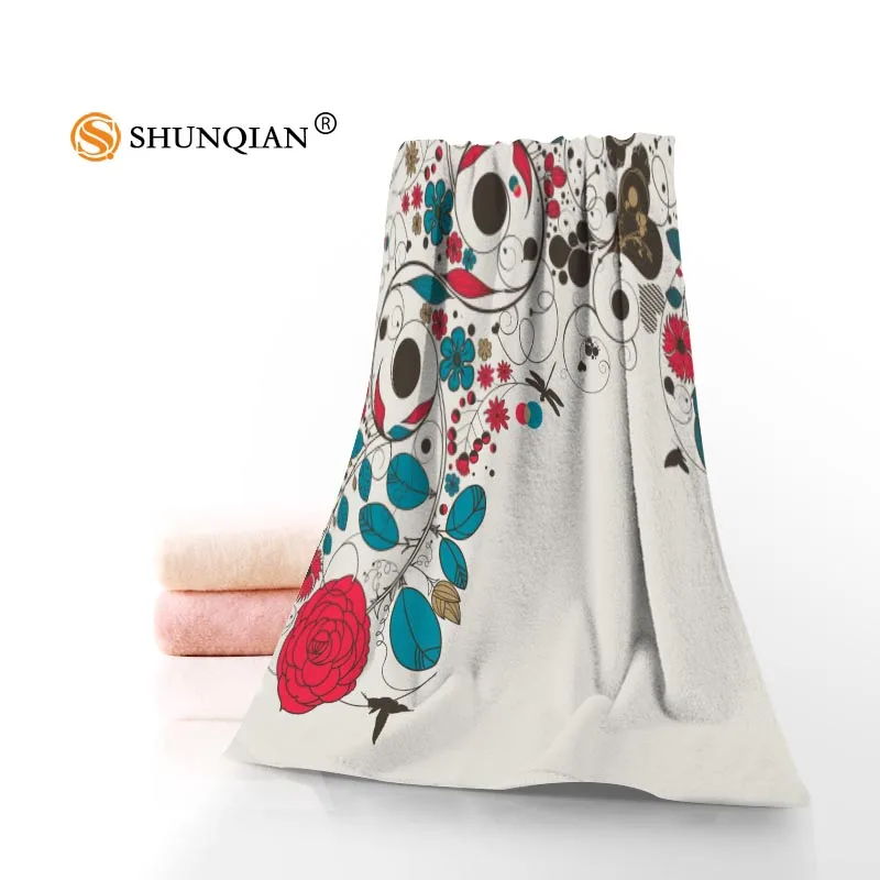 Искусство с рисунком из микрофибры искусственное полотенце/банное полотенце