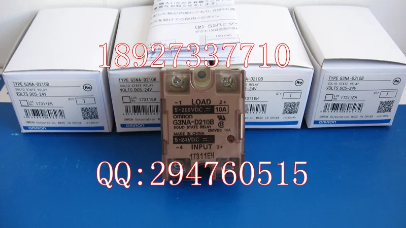 

[ZOB] New original OMRON Solid State Relays G3NA-D210B DC5-24V DC control DC --2PCS/LOT