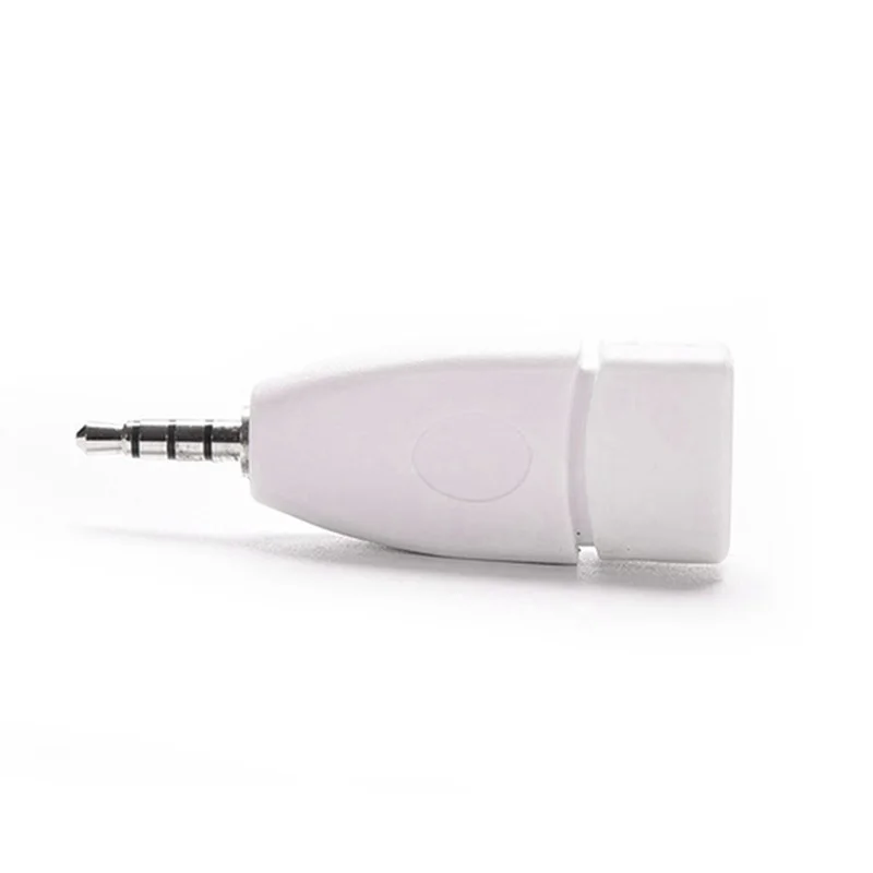 Адаптер переходник с USB 2 0 на 3 5 мм со штекером AUX Audio прочный Автомобильный штекер