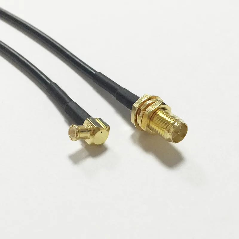 Модем коаксиальный кабель RP SMA гнездо Гайка переключатель MCX Штекер правый угол