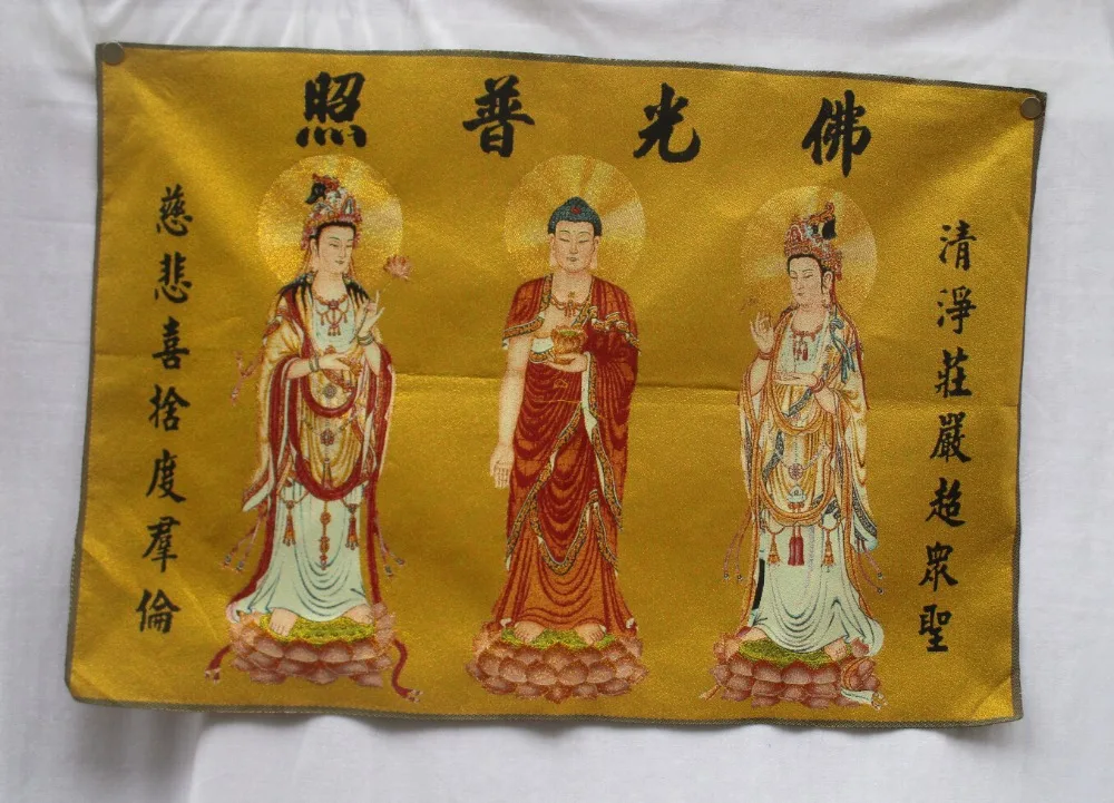 Фотообои с рисунком в китайском стиле Thangka модель p002753 большого размера из шелка и