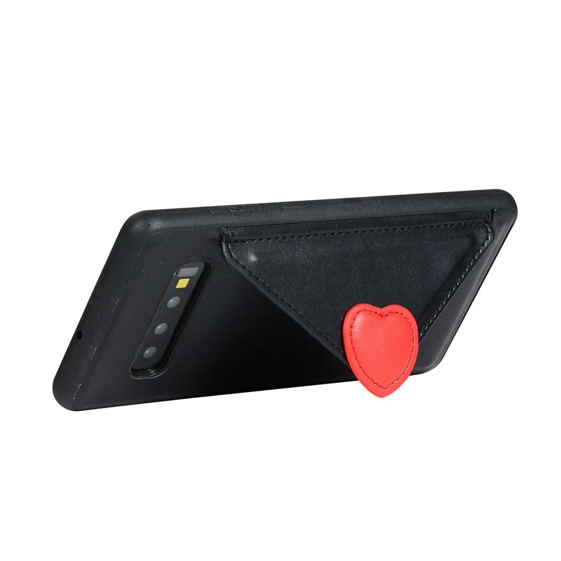 В Корейском стиле любящее сердце Флип кожаный чехол бумажник с подставкой для