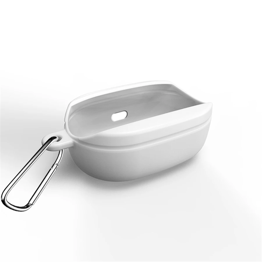 White Для Xiao mi Red mi Airdots чехол Защитный чехол для mi Airdots для Red mi Air dots Силиконовый чехол Bluetooth Наушники Аксессуары - Цвет: White